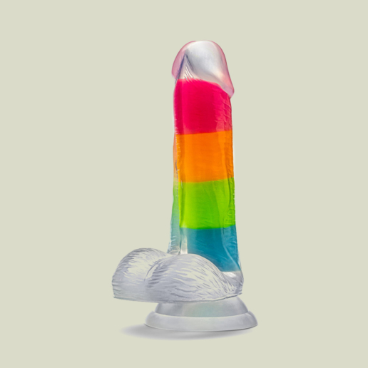 Neo Elite Rainbow Rave | Glow in the Dark Dildo